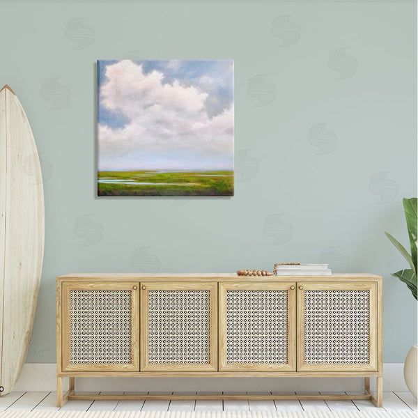 Stupell Industries Catherine Andersen | Panoramic Meadow Horizon Clouds Wall Art