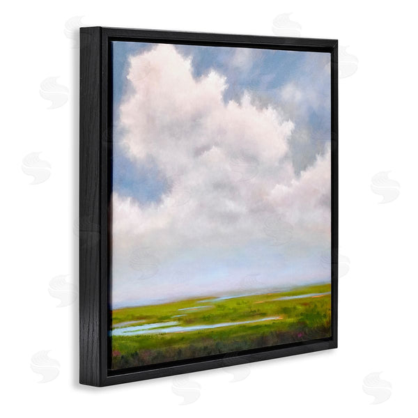 Stupell Industries Catherine Andersen | Panoramic Meadow Horizon Clouds Wall Art