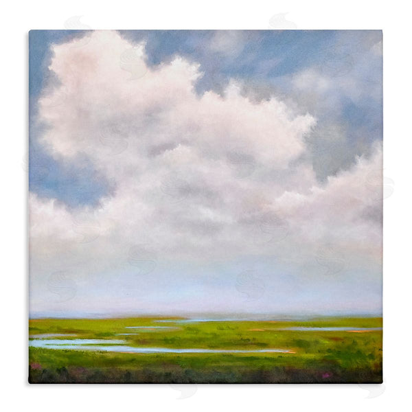 stupell industries Catherine Andersen | Panoramic Meadow Horizon Clouds Wall Art