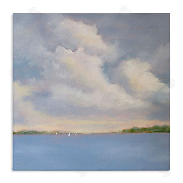 stupell industries Catherine Andersen | Vast Cloudy Sky Panoramic Ocean View Wall Art