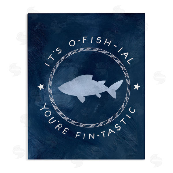 stupell industries Caverly Smith | Officially Fantastic Fish Pun