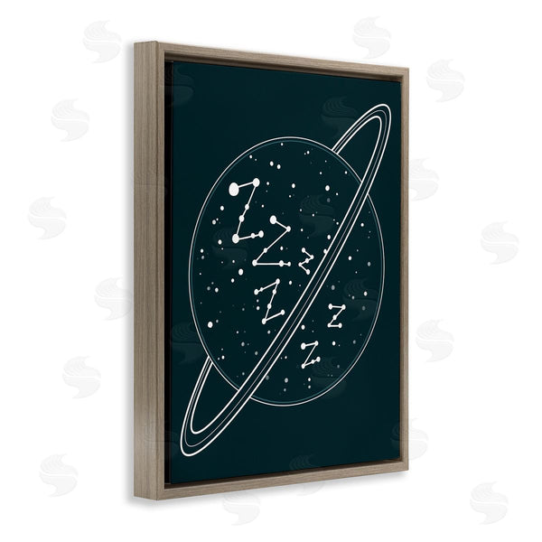 Stupell Industries Caverly Smith | Zzz Witty Sleeping Constellation Outer Space Planet Stars Wall Art