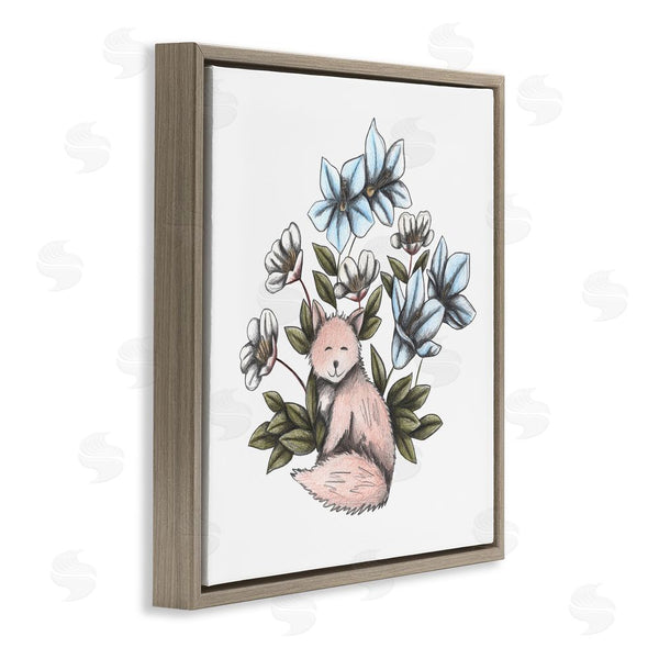 Stupell Industries Cecilia Battaini | Gentle Fox With Flowers Wall Art