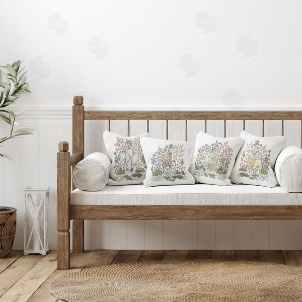 Stupell Industries Cecilia Battaini | Jungle Wildlife & Botanicals Printed Throw Pillow