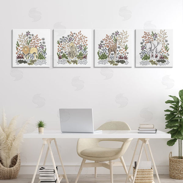 Stupell Industries Cecilia Battaini | Jungle Wildlife & Botanicals Wall Art