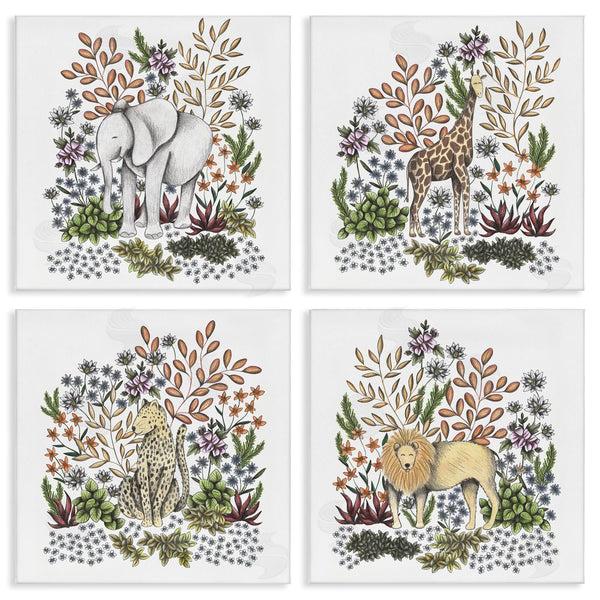 stupell industries Cecilia Battaini | Jungle Wildlife & Botanicals Wall Art