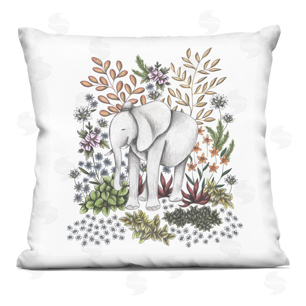 stupell industries Cecilia Battaini | Jungle Wildlife Elephant Printed Throw Pillow