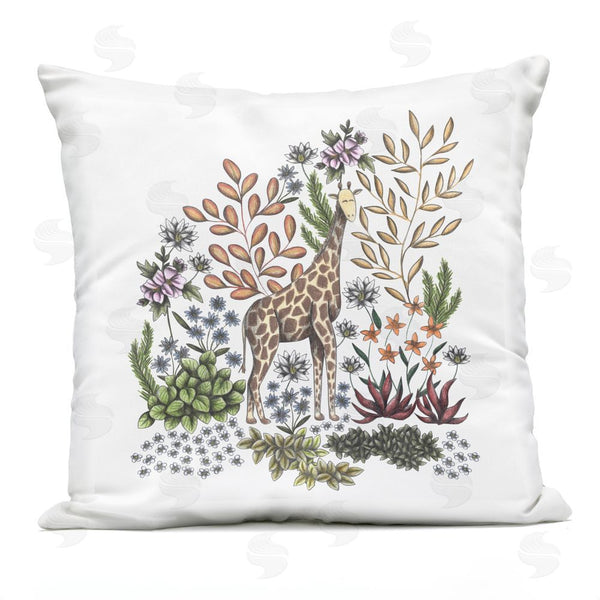 Stupell Industries Cecilia Battaini | Jungle Wildlife Giraffe Printed Throw Pillow