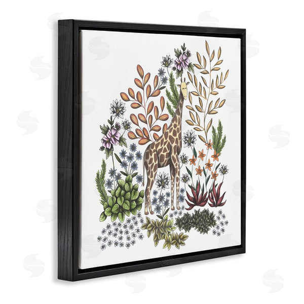 Stupell Industries Cecilia Battaini | Jungle Wildlife Giraffe Wall Art