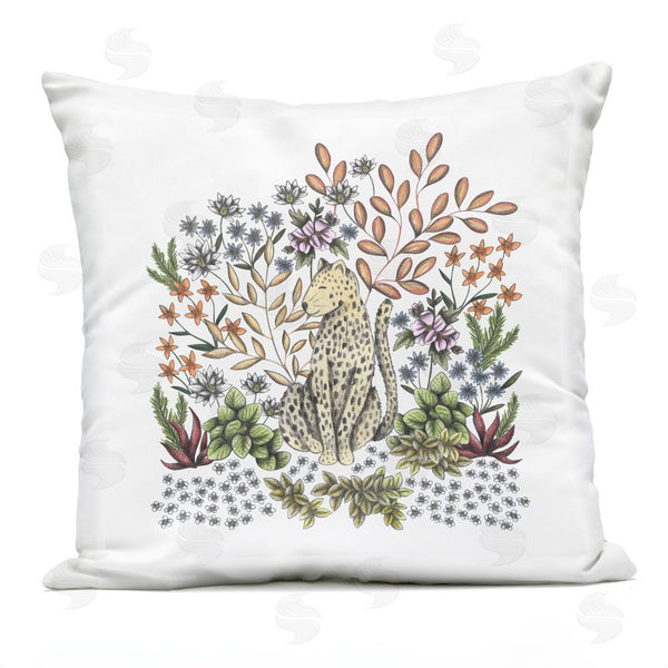 Stupell Industries Cecilia Battaini | Jungle Wildlife Leopard Printed Throw Pillow