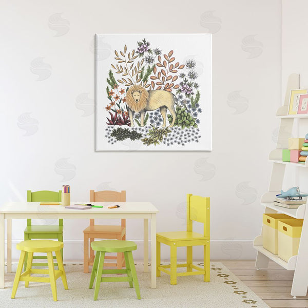 Stupell Industries Cecilia Battaini | Jungle Wildlife Lion Wall Art