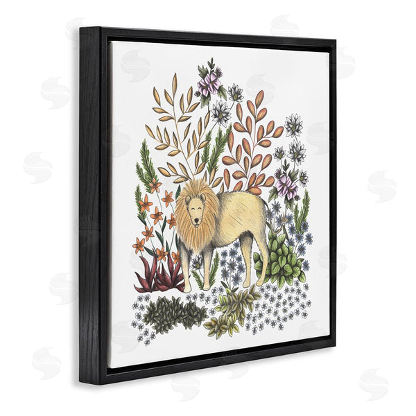 Stupell Industries Cecilia Battaini | Jungle Wildlife Lion Wall Art
