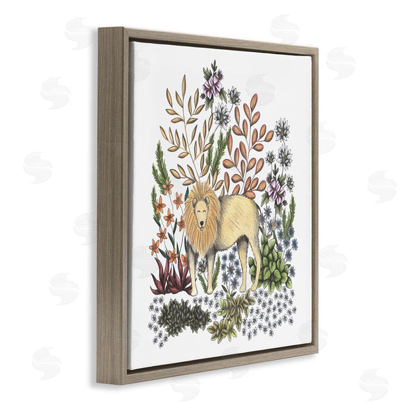 Stupell Industries Cecilia Battaini | Jungle Wildlife Lion Wall Art