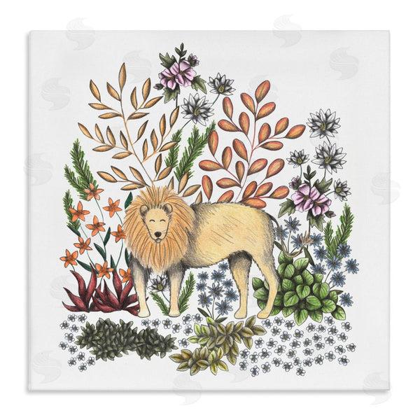 stupell industries Cecilia Battaini | Jungle Wildlife Lion Wall Art