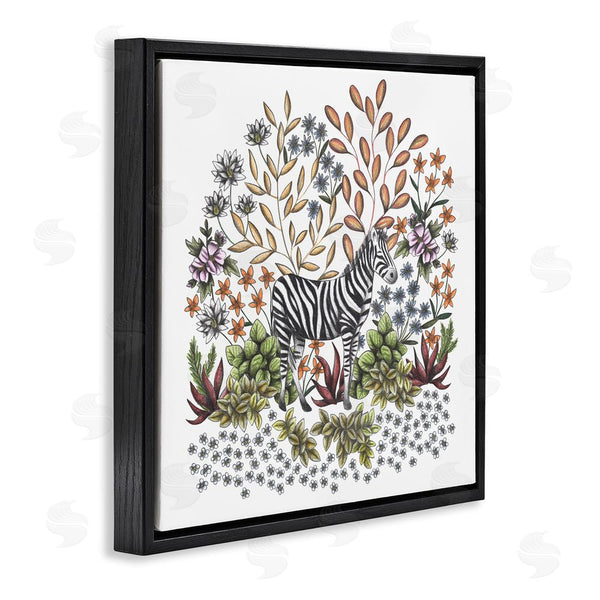 Stupell Industries Cecilia Battaini | Jungle Wildlife Zebra Wall Art