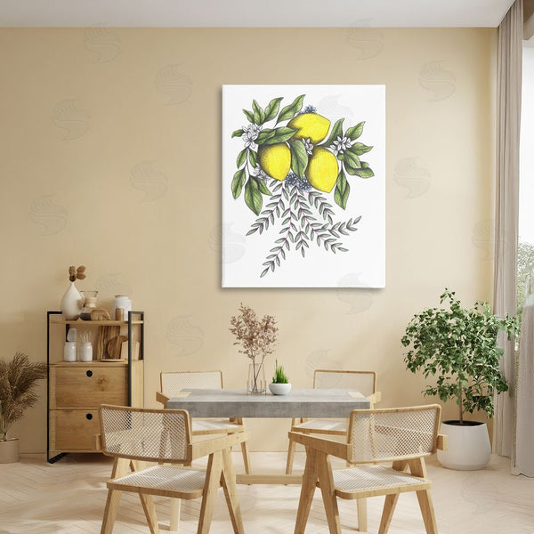 Stupell Industries Cecilia Battaini | Lemons & Flowers Vintage Sketch Wall Art