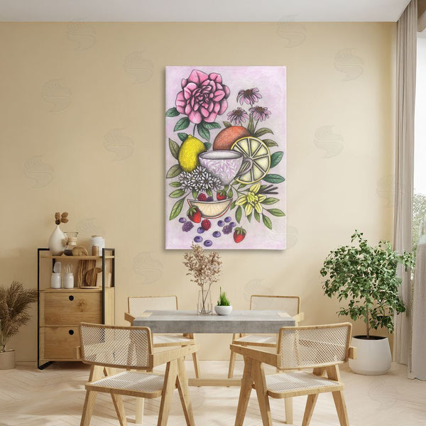 Stupell Industries Cecilia Battaini | Rococo Tea With Fruits Wall Art