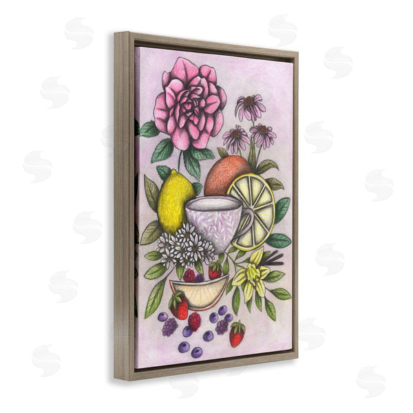 Stupell Industries Cecilia Battaini | Rococo Tea With Fruits Wall Art