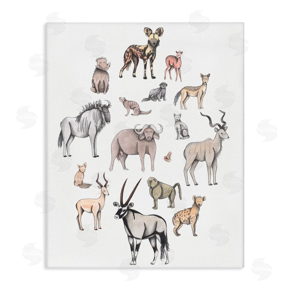 stupell industries Cecilia Battaini | Simple Africa Animals Wall Art