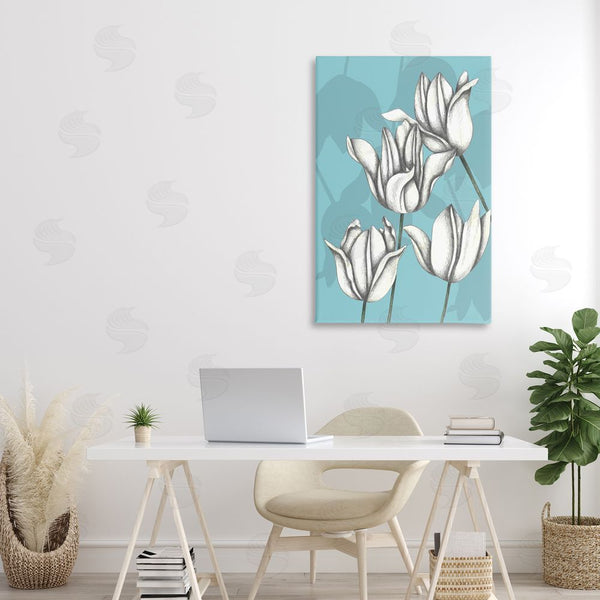 Stupell Industries Cecilia Battaini | Sketched Tulips Keep Growing Wall Art