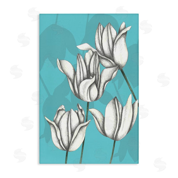 stupell industries Cecilia Battaini | Sketched Tulips Keep Growing Wall Art