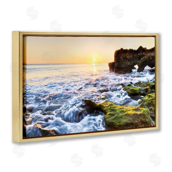 Stupell Industries Celebrate Life Gallery | Sunset Over Rocky Coast