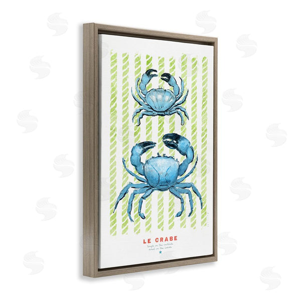 Stupell Industries Chad Barrett | Modern Bistro Crabs