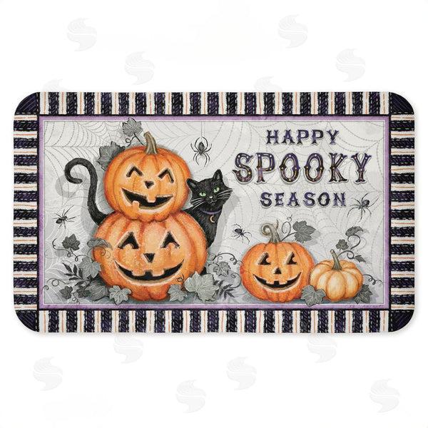 stupell industries Chad Barrett | Spooky Season Jack-o-Lanterns Anti-Fatigue Mat