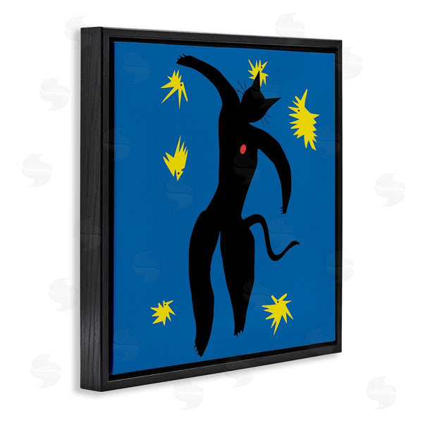 Stupell Industries Chameleon Design Inc. | Matisse Cat Icarus Classic Painting Parody Wall Art