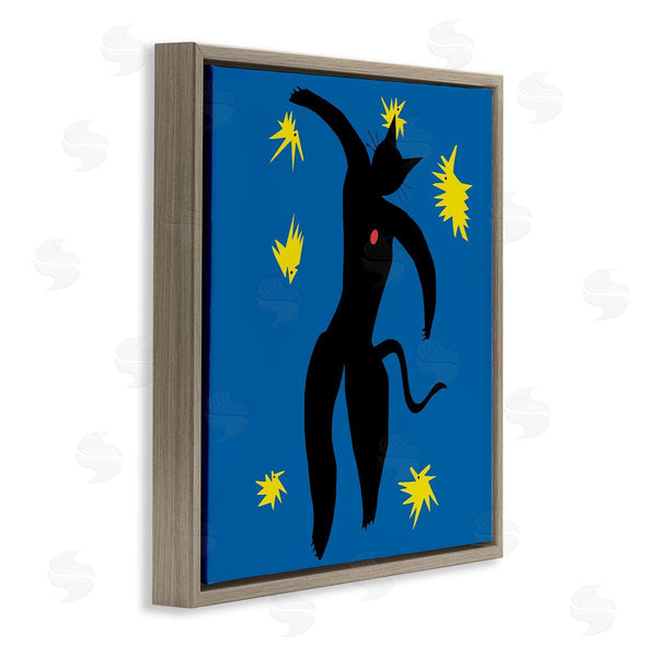 Stupell Industries Chameleon Design Inc. | Matisse Cat Icarus Classic Painting Parody Wall Art