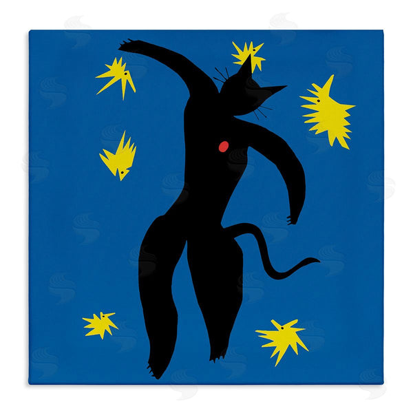 stupell industries Chameleon Design Inc. | Matisse Cat Icarus Classic Painting Parody Wall Art