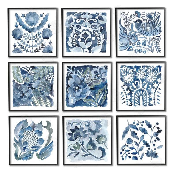Stupell Industries Chariklia Zarris | Abstract Botanical Birds Layered Watercolor Wall Art