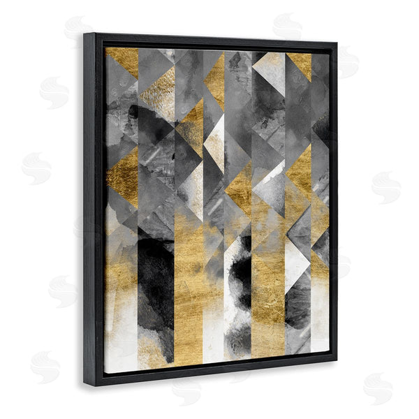 Stupell Industries Chariklia Zarris | Modern Triangular Stripes Sharp Geometric Pattern Wall Art