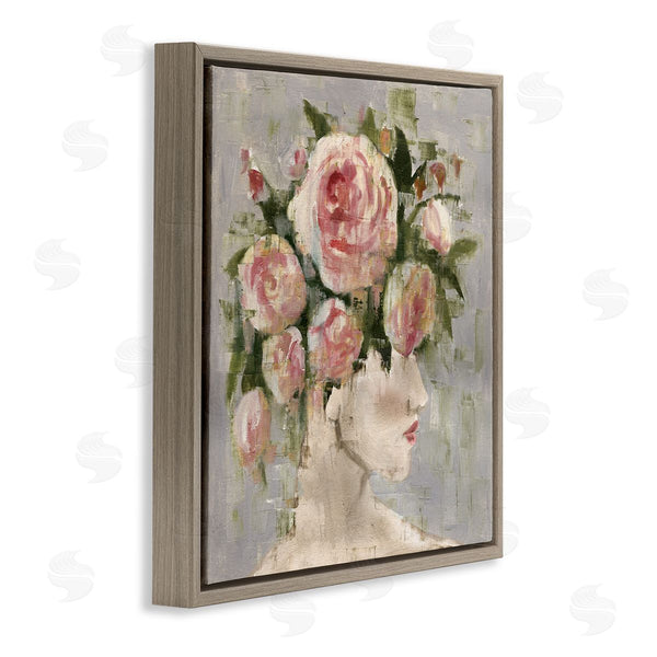Stupell Industries Charity Henderson | Abstract Woman With Roses