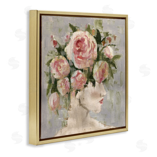 Stupell Industries Charity Henderson | Abstract Woman With Roses