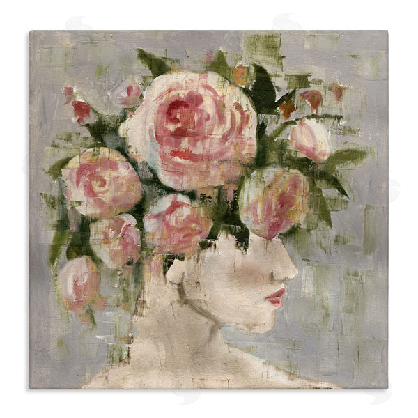 stupell industries Charity Henderson | Abstract Woman with Roses