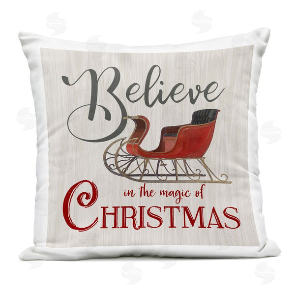 Stupell Industries Charity Henderson | Believe Magic Of Christmas Printed Throw Pillow
