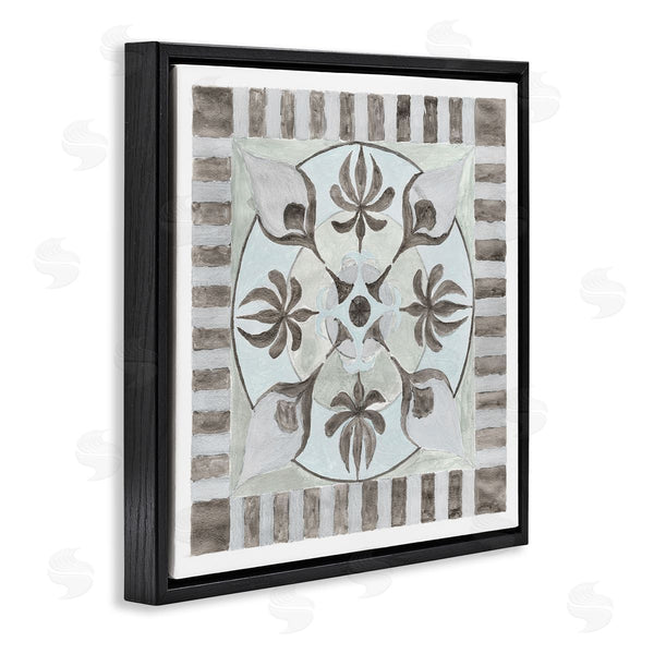 Stupell Industries Charity Henderson | Bohemian Floral Symmetry Pattern Wall Art