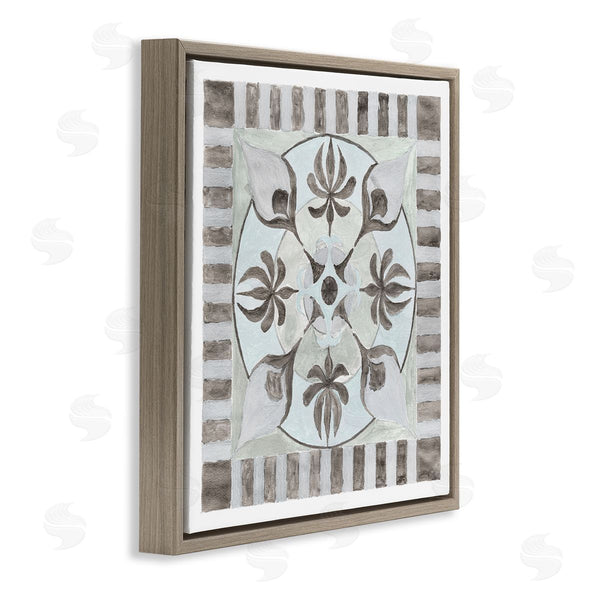 Stupell Industries Charity Henderson | Bohemian Floral Symmetry Pattern Wall Art