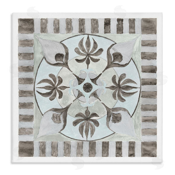 stupell industries Charity Henderson | Bohemian Floral Symmetry Pattern Wall Art