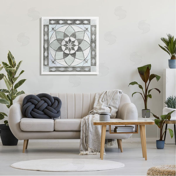 Stupell Industries Charity Henderson | Boho Symmetrical Geometric Shapes Wall Art