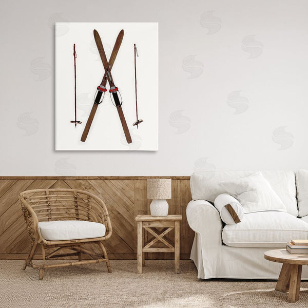 Stupell Industries Charity Henderson | Minimal Winter Skis