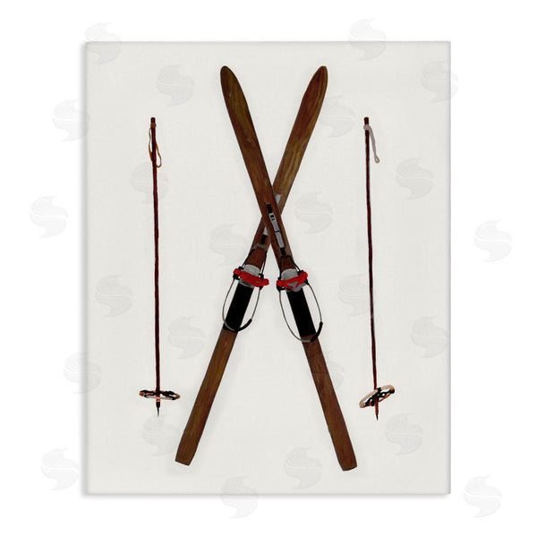stupell industries Charity Henderson | Minimal Winter Skis