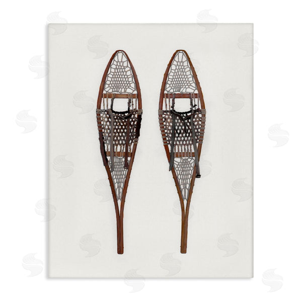 stupell industries Charity Henderson | Minimal Winter Snow Shoes