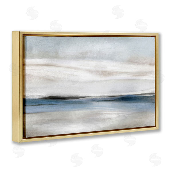 Stupell Industries Charity Henderson | Neutral Streaked Landscape Abstraction