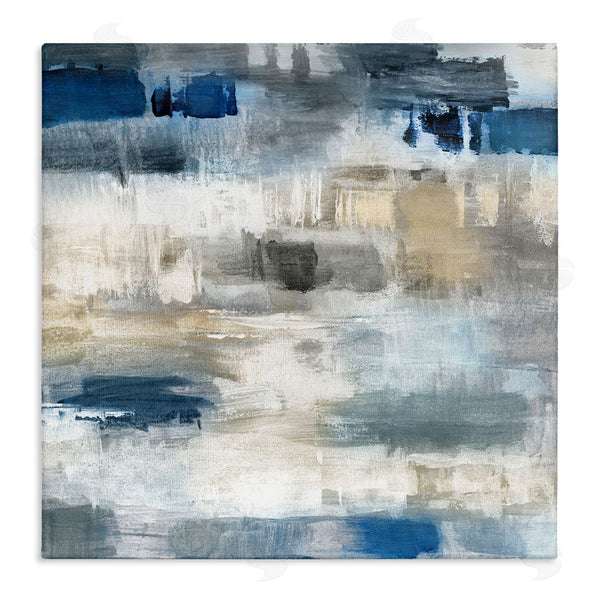 stupell industries Charity Henderson | Neutrals & Blue Abstraction