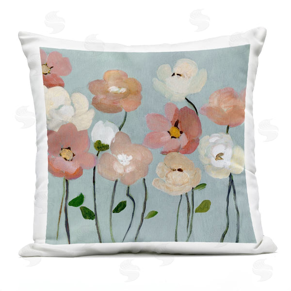 Stupell Industries Charity Henderson | Soft Mixed Blossoms Printed Throw Pillow