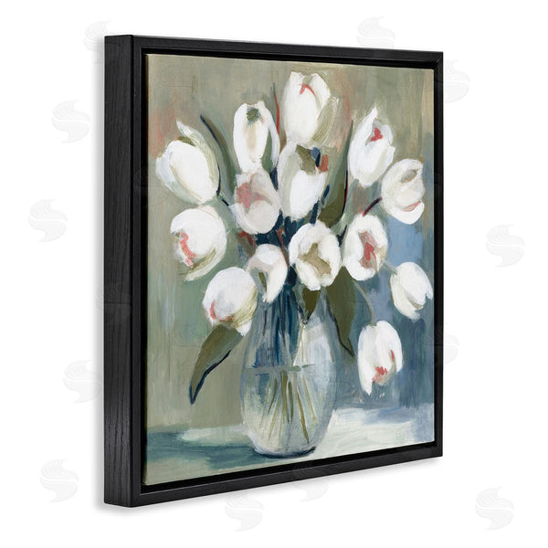 Stupell Industries Charity Henderson | White Tulip Vase Wall Art