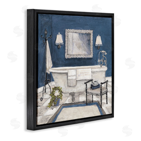 Stupell Industries Charlene Olson | Blue Bath Ready For Relaxing