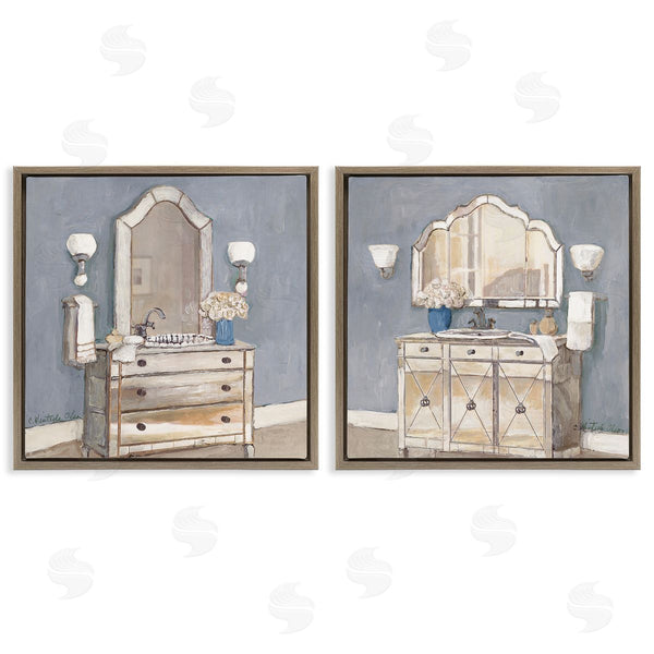 Stupell Industries Charlene Olson | Elegant Traditional Bathroom Views